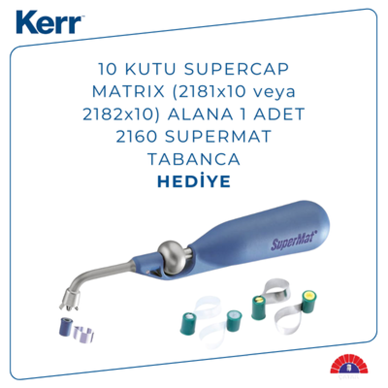 10 KUTU SUPERCAP MATRIX + 1 ADET  SUPERMAT TABANCA HEDİYE