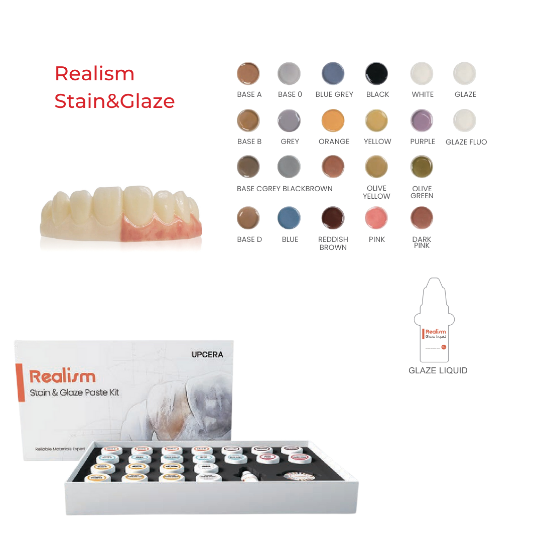 UPCERA REALISM STAIN & GLAZE PASTE BÜYÜK SET