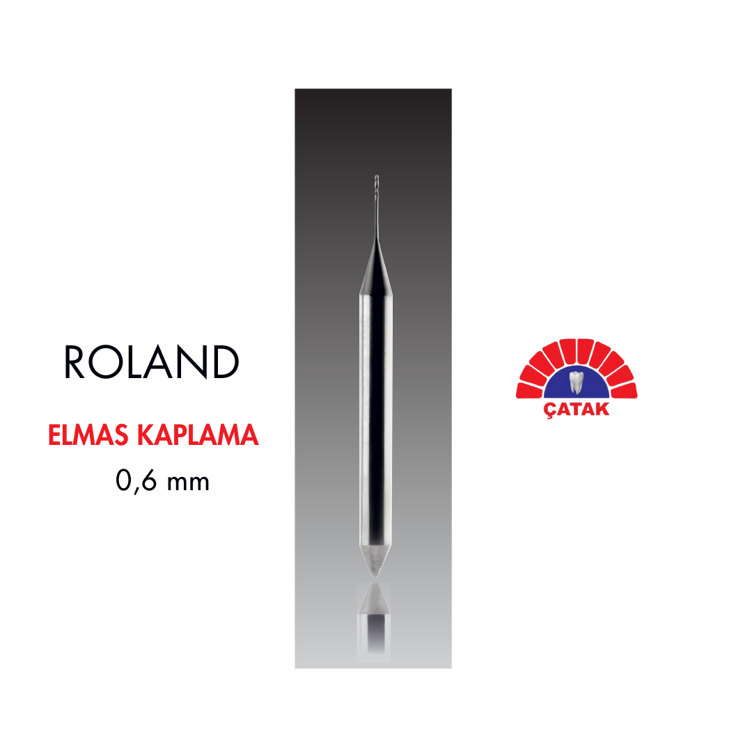 ROLAND 0.6 MM ZİRKON FREZİ